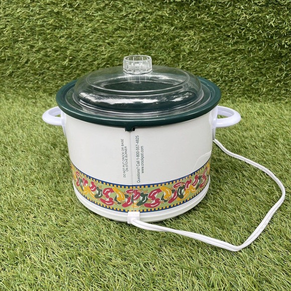 Rival 2-quart Slow Cooker Crock Pot Model 3122CH Chili Pepper Design With Box - Picture 2 of 10